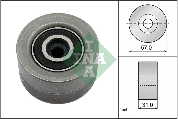 Deflection Pulley/Guide Pulley, timing belt